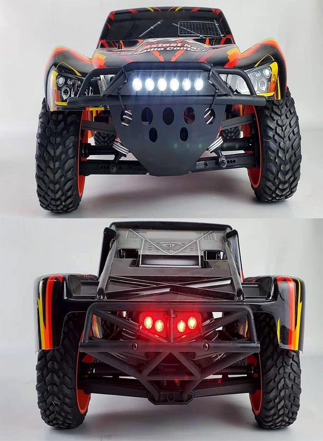 موهيرو طقم مصابيح أمامية وخلفية LED من MOHERO RC، مصابيح أمامية وخلفية، لسيارات TRX 1/10 Slash 4X4 VXL و Slash 2WD XL-5، قطع غيار مُحسّنة لسيارات السباق القصيرة - Image 2